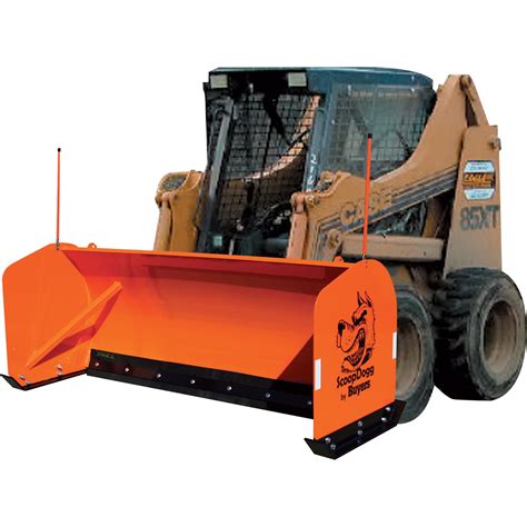 skid steer snow pushers for sale|scoopdogg skid steer snow attachment.